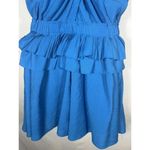 DO+BE  Blue Shorts Romper Ruffles Medium Girls Night Out Party Vacation Photo 6