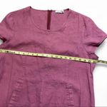 MASAI Copenhagen Nabla Dress Sheath 100% Linen Short Sleeve Kangaroo Sz XL Pink Photo 2