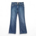 Forever 21 Vintage Y2K  Womens 9 Denim Blue Bootcut Flare Jeans Wide Belt Loops Photo 1