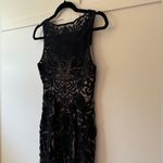 Sue Wong Lace Black Cocktail Dress Above Knee Size 2 Photo 10