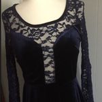 Windsor Cecico Velvet & Lace Skater Party Dress Photo 2