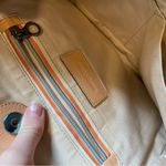 See By Chloe Authentic  leather shoulder bag d-ring striped peach gold boho tote Photo 6