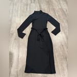 Socialite  Black Long Sleeve Maxi Dress Photo 4