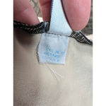 The Slim suit one piece swimsuit ruched front black blue purple leaf print Size M Photo 10