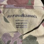Norma Kamali 100% Organic Cotton Camo Top Large Photo 2