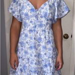 Crystal Doll  Blue white Sundress Size Medium Photo 1