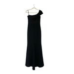 Eliza J Off The Shoulder Fit and Flare Gown Black Sz 4 Cocktail Event Attirre Photo 3