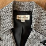 Evan Picone  black & white blazer with bell sleeves  size 4P Photo 4