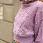 Free People  Riviera Cashmere Turtleneck Cropped Oversized Sweater, size xs Photo 2