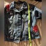 a.n.a  Embroidered Wome’s Jean Jacket Photo 8