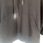 Universal Standard Black Cowl Neck Hooded Sweatshirt Women Sz XS Photo 4