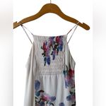 Farm Rio  White Floral Maxi Dress – Smocked Bodice, Flowy Silhouette Photo 2