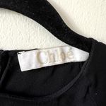 Chloé Chloe blouse black 100% silk cold shoulder size 34 XS C10 Photo 1