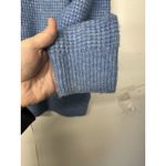 Gap  Women’s Sweater Size Medium Light Blue Textured Knit Long Sleeve Pullover Photo 4