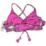 Jessica Simpson Jessica Simpson Shine Bright Cropped Cami Swim Bikini Top S NWT Photo 1