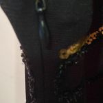BEYONDBABE WO SIZE XL Elegant Black and Gold SEQUINS FLAPPER Women's STYLE Dress Photo 8