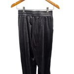 NUDE Crushed Velvet Joggers High Waisted Relaxed Loose Sweatpants Gray Small Photo 99