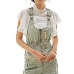 Pilcro x Anthropologie Dessa Overalls – Size XL Green Photo 0