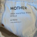 Mother Superior Jeans High Waisted Rider Ankle Womens Size 29 Act Natural Wash White Photo 7