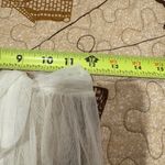 Elegant Off White Sheer Tie waist bathing suit cover up size L Size L Photo 4