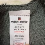 Woolrich  reversible blanket wrap poncho one size gray black soft acrylic Photo 1
