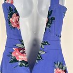 Charlotte Russe NWT Women's Floral Halter A Line Skater Dress Blue Size XS Photo 5