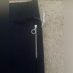 ALLSAINTS NWOT All Saints Terro Paneled Black Leggings with Zippers, Elastic Waist Photo 6