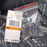 Michael Kors Women's SMALL Logo Ring Shirred Tankini Swimsuit 2 Piece Set NEW Photo 14