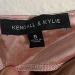 Kendall + Kylie Blush Pink Satin slit‎ mini dress Photo 4