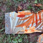 Alfred Dunner  Petite Floral‎ Print Metallic Accent Top 10P Crochet Trim Photo 1