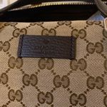 Gucci Duffle canvas and leather travel bag Photo 5