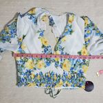 Privy Floral Off Shoulder Crop Top. Size: M. Photo 2