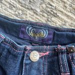 American Vintage Vintage 90s Angel cropped dark wash straight leg embellished jeans size 11 Photo 2