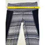 Alo Illusion 3 Tribal Print Leggings Arctic Black Size S. 7/8 Length Photo 3