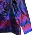 Coldwater Creek Top Womens PXL Petite Multicolor Madras Plaid Silk Blend Blouse Photo 3