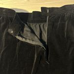 Buffums California Black Velvet Skirt VTG Pockets Rockabilly Gothic Luxury 30” Size M Photo 9