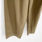 The Drop Sharon High Waisted Loose Fit Pleated Pants Tan Women's XS Photo 3