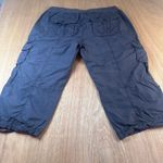 Calvin Klein Performance Cargo Crop Pants XL Gray Drawstring Waist Stretch Photo 2