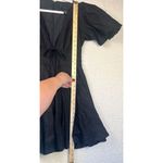 Revolve X House of Harlow 1960 Black Puff Sleeve Peasant Dress Fit Flare US 0 Black Photo 7