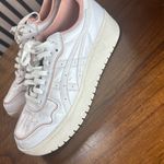 ASICS Women's White and Peach Sneakers Photo 5