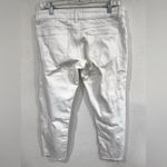 DL1961 Riley Boyfriend White Distressed Cropped Jeans 28 US 6 EUC Photo 1