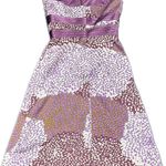 IvaNova Boutique Floral Strapless Dress in Purple and White Size 4 Photo 1