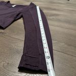 Athleta NWOT  Shanti Lace Long Sleeve‎ Crop Top Thumbholes Purple Size XL Photo 6