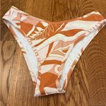 Montce Swim Lulu Brown and White Floral Bikini Bottoms Size Large Photo 0