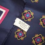 Wistel T Italy Blue Red Gold Gradient Floral Burst Square Scarf Regency Estate Photo 4