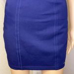 Armani Exchange NWT Bodycon Ponte Seamed Mini Dress Navy Blue Size XS Photo 3