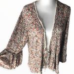 Knox Rose Floral Crochet Trim Kimono Photo 3