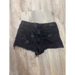 BDG Urban Outfitters Girlfriend High Rise Black Distressed Jean Shorts Size 28 Photo 1