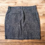 CHAPS  NWT Snakeskin Print Denim Skirt Size 12 Photo 1