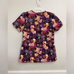 Disney Cheshire Cat Halloween‎ Scrub Top Photo 1